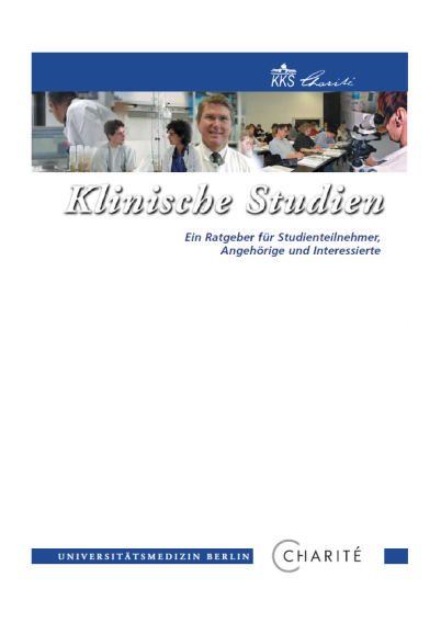 Broschüre Klinische Studien KKS Charite